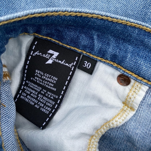 7 for all Mankind size 30 Edie waist hem jean - Picture 6 of 16